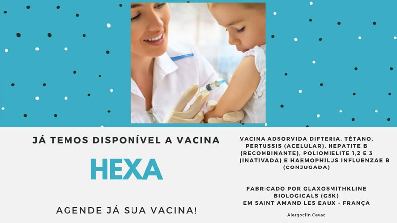 Vacina HEXA Disponível
